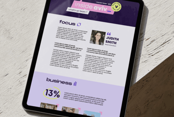 Newsletter Inside Aviv